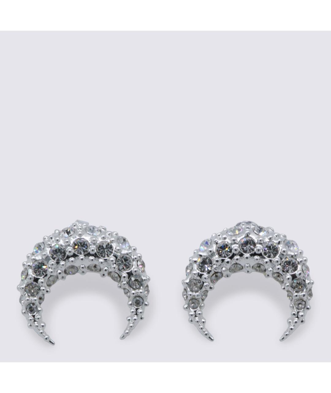 MARINE SERRE Серебряные металлические серьги, фото 4