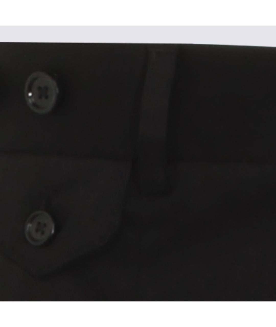 DOLCE&GABBANA Черные хлопковые повседневные брюки, фото 3