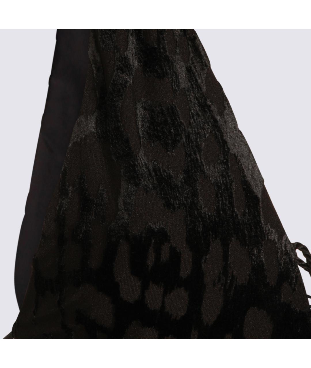 ROBERTO CAVALLI Черное вискозное платье, фото 3