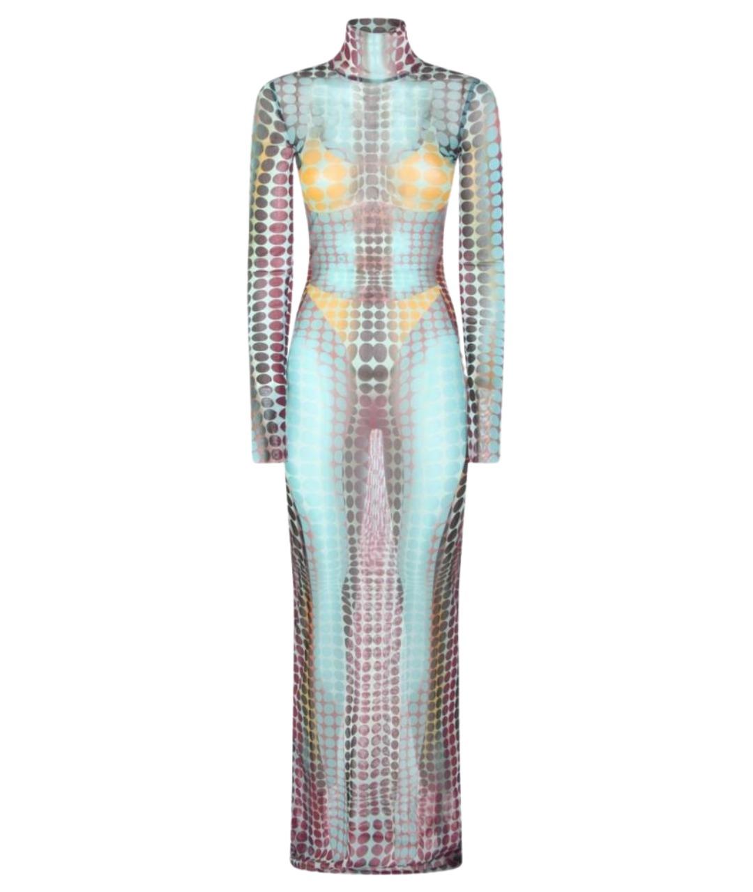 JEAN PAUL GAULTIER Мульти платье, фото 1