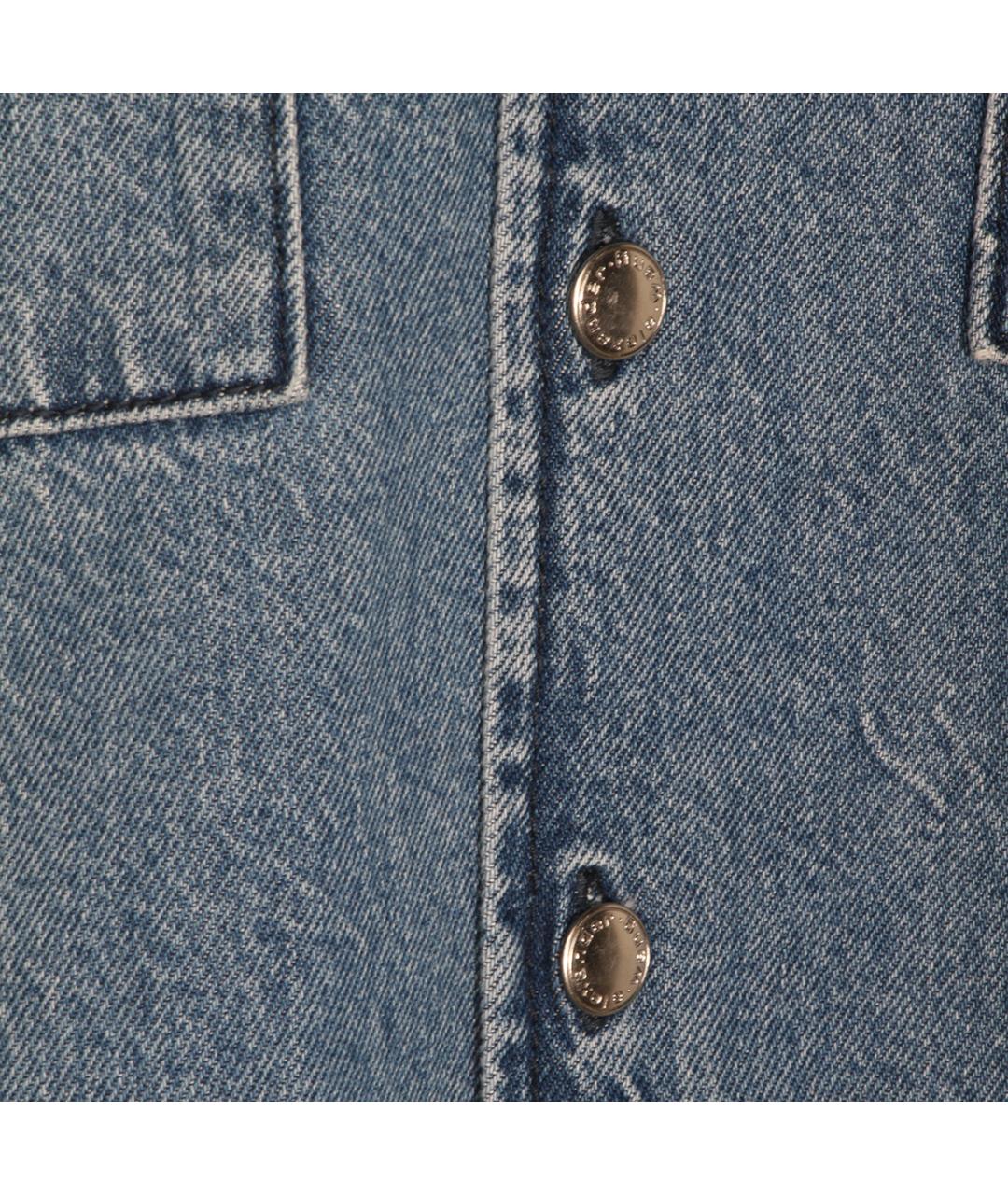 ALEXANDER WANG Синяя хлопковая рубашка, фото 4