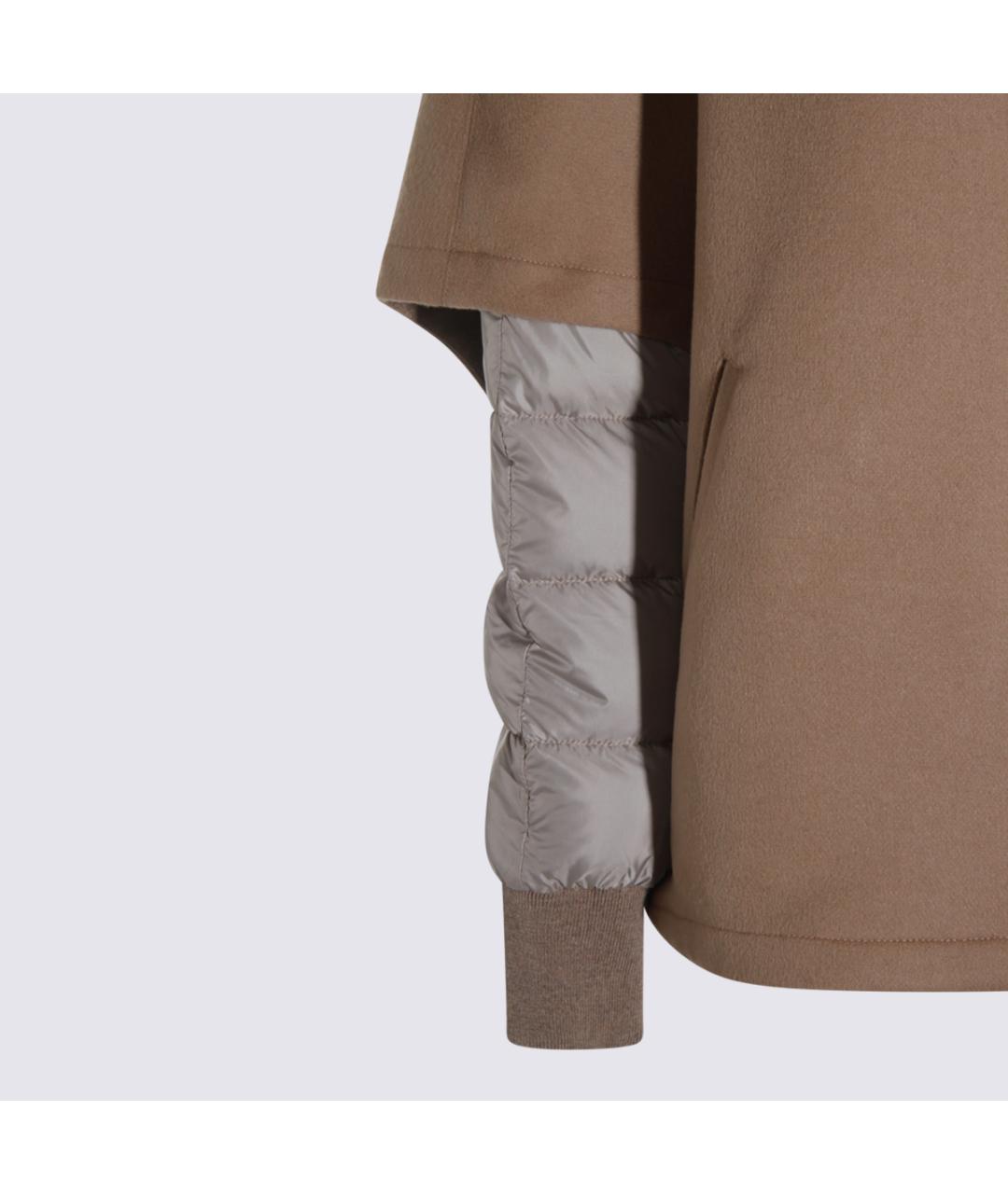 MOORER Коричневое шерстяное пальто, фото 4