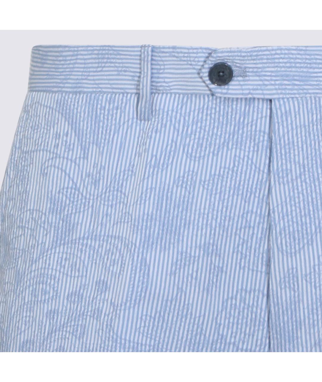 ETRO Синие хлопковые шорты, фото 3