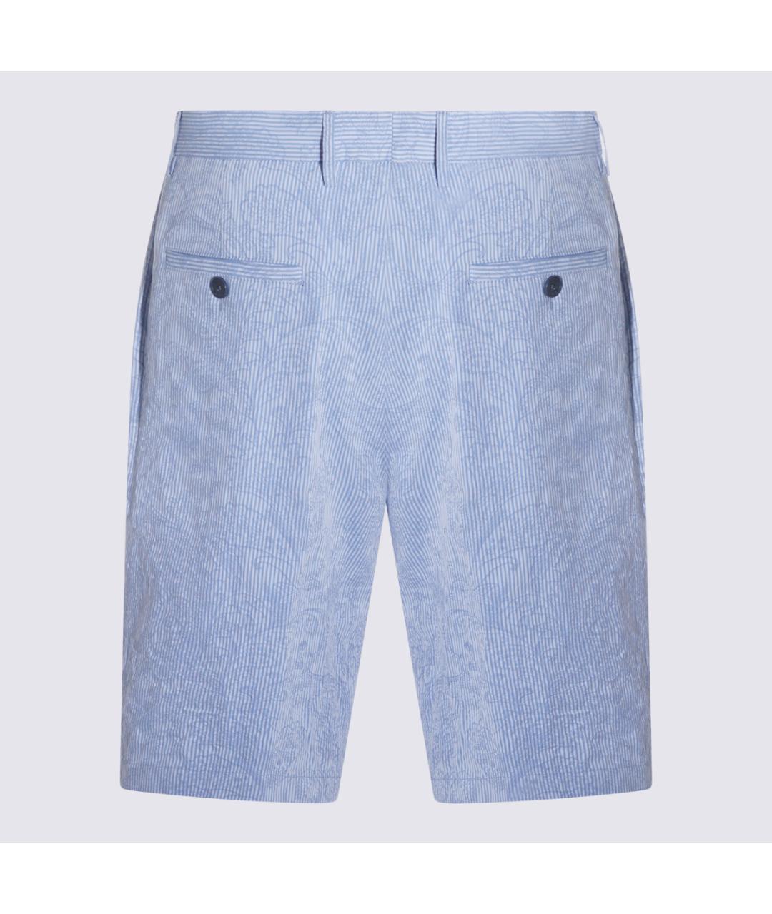 ETRO Синие хлопковые шорты, фото 2