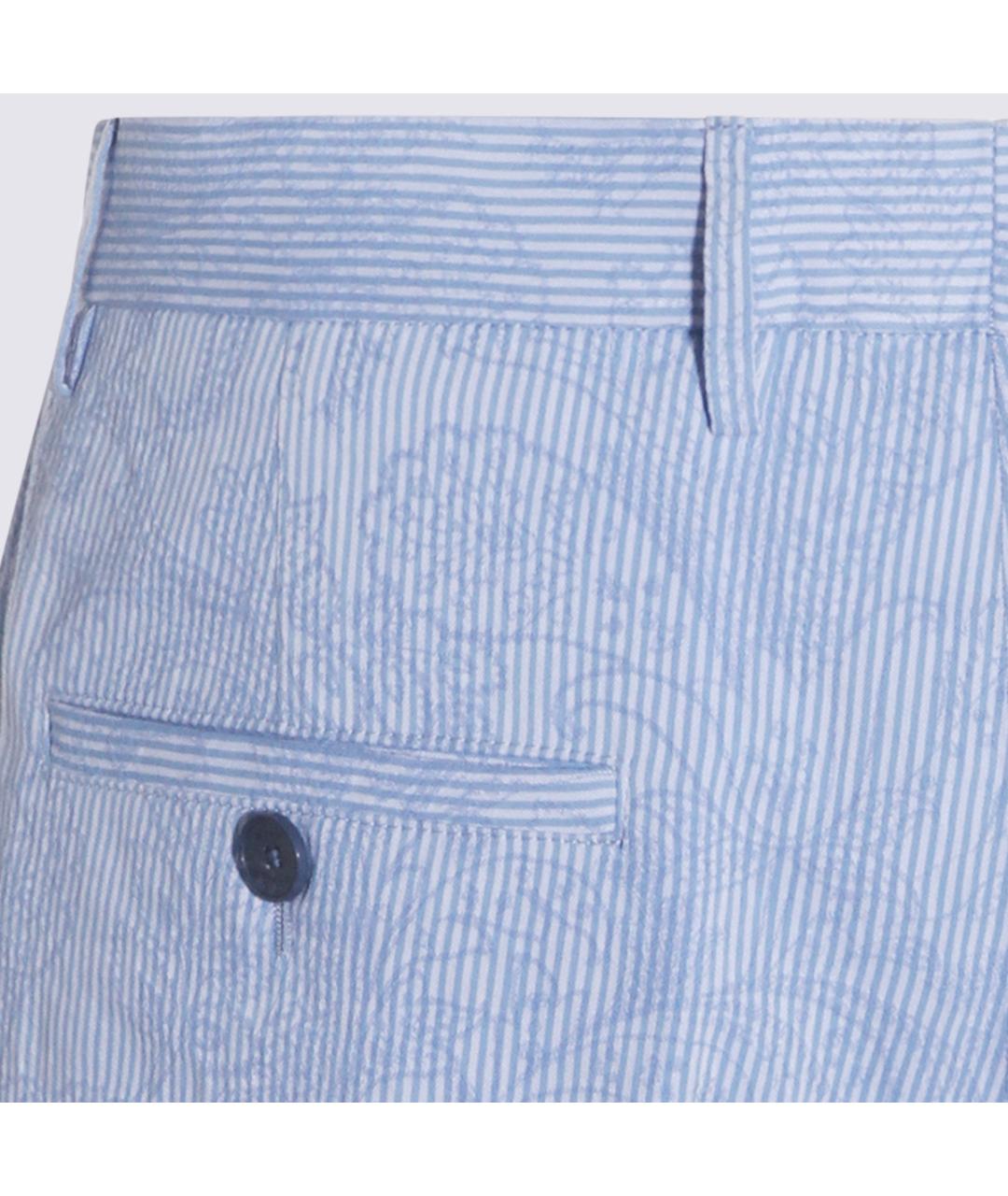 ETRO Синие хлопковые шорты, фото 4