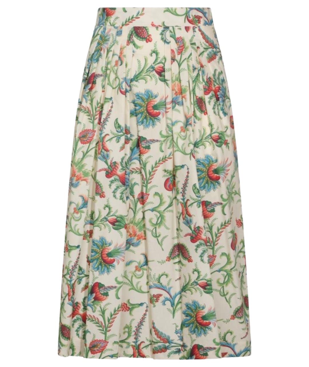 ETRO Мульти хлопковая юбка миди, фото 1