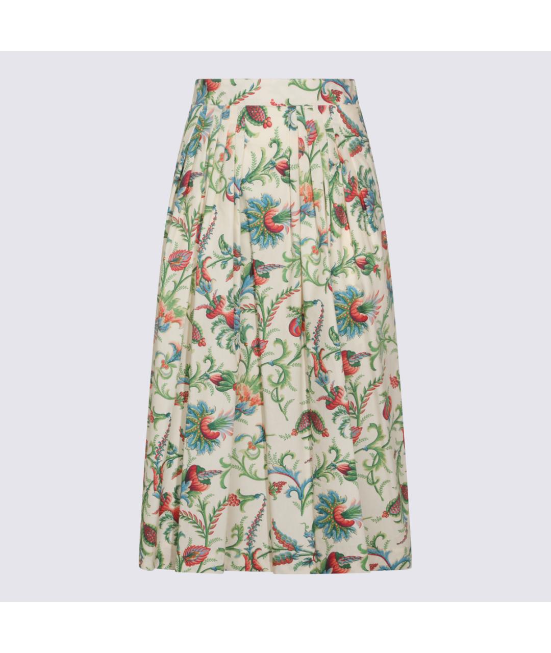 ETRO Мульти хлопковая юбка миди, фото 4
