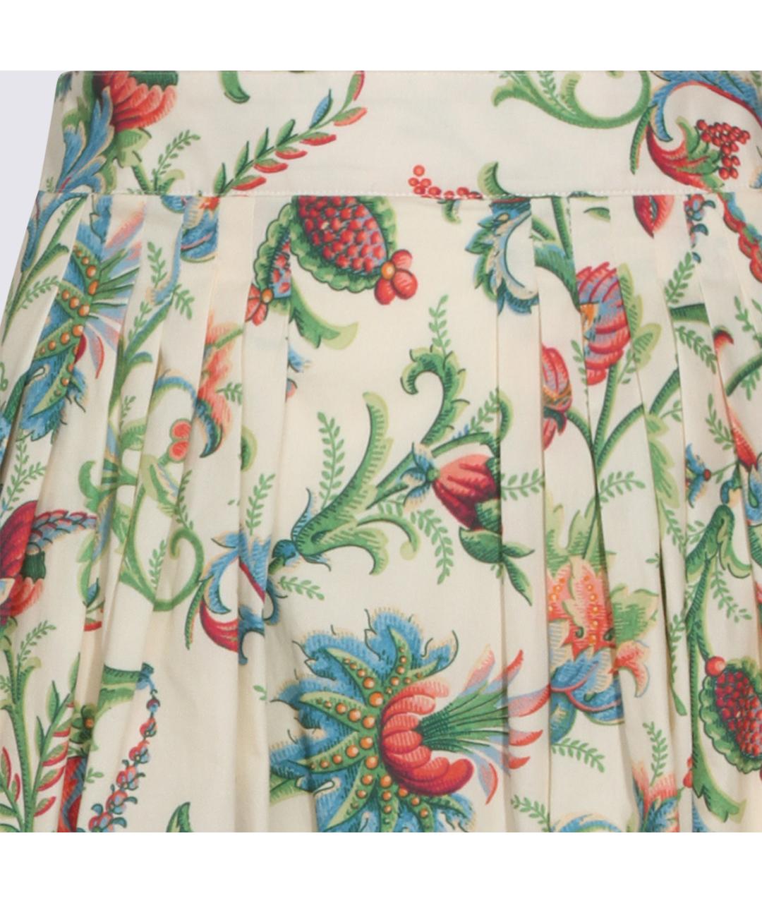 ETRO Мульти хлопковая юбка миди, фото 3