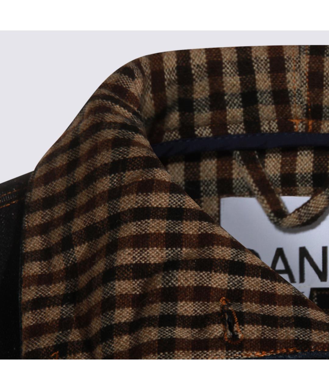 GANNI Темно-синяя хлопковая куртка, фото 3