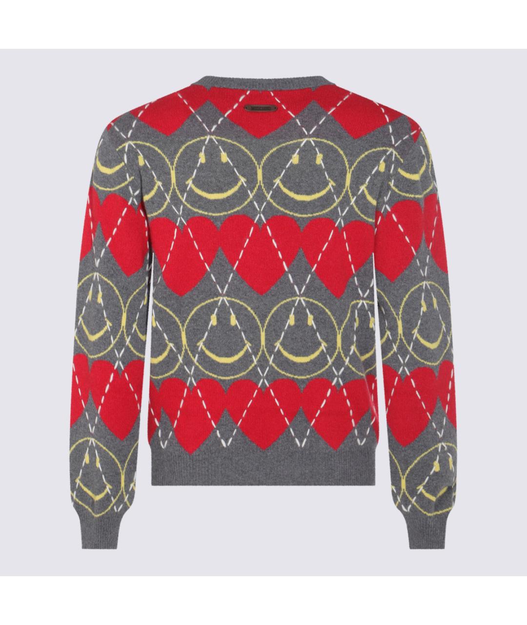 MOSCHINO Мульти шерстяной джемпер / свитер, фото 2