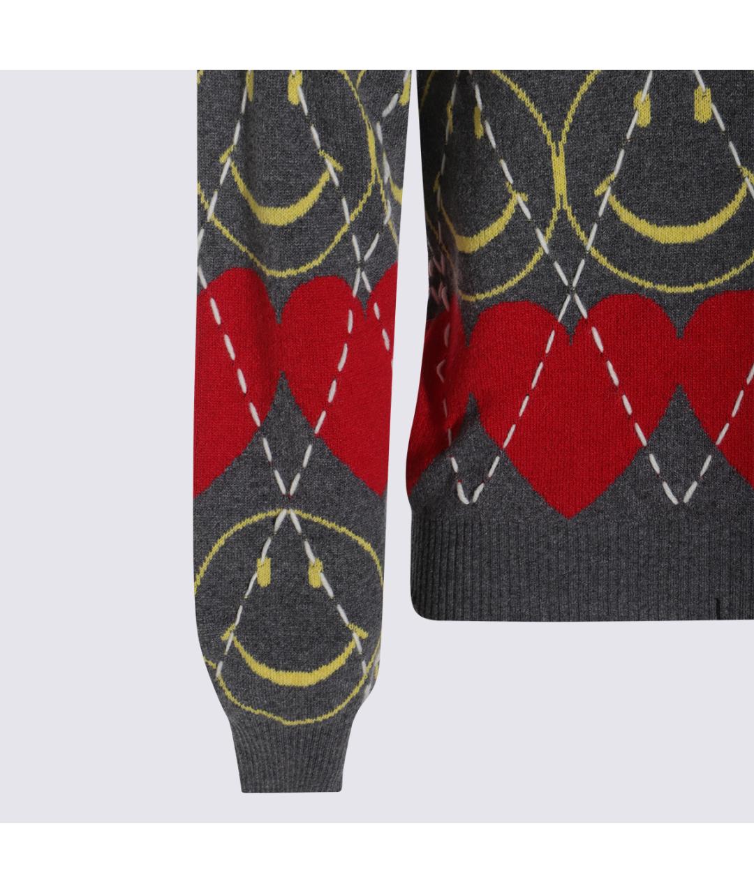 MOSCHINO Мульти шерстяной джемпер / свитер, фото 3