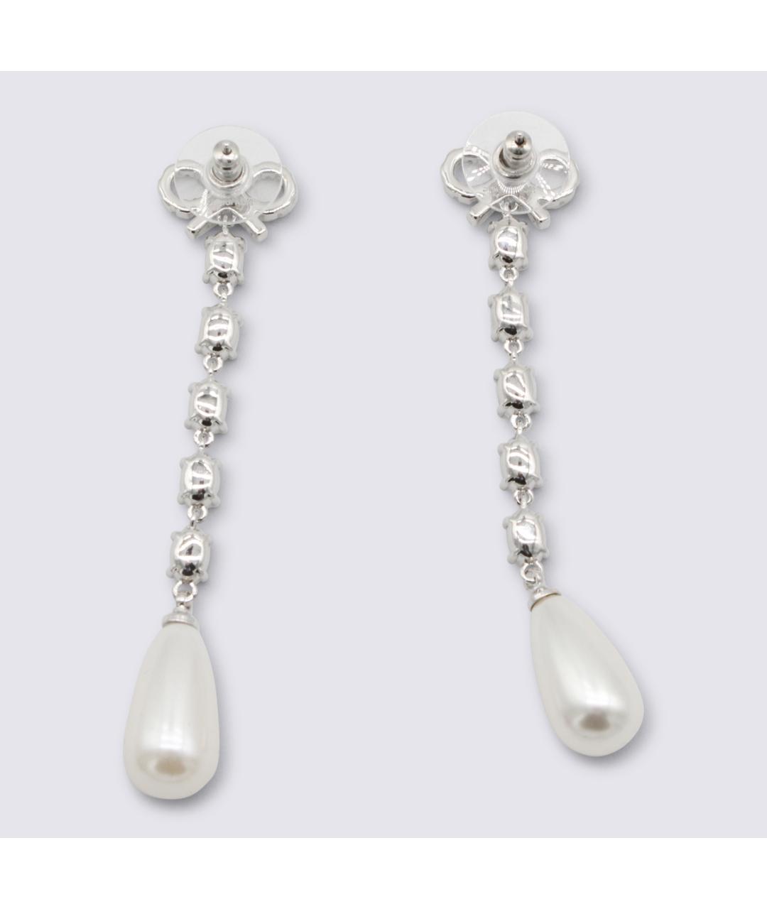 SELF-PORTRAIT Серебряные металлические серьги, фото 2