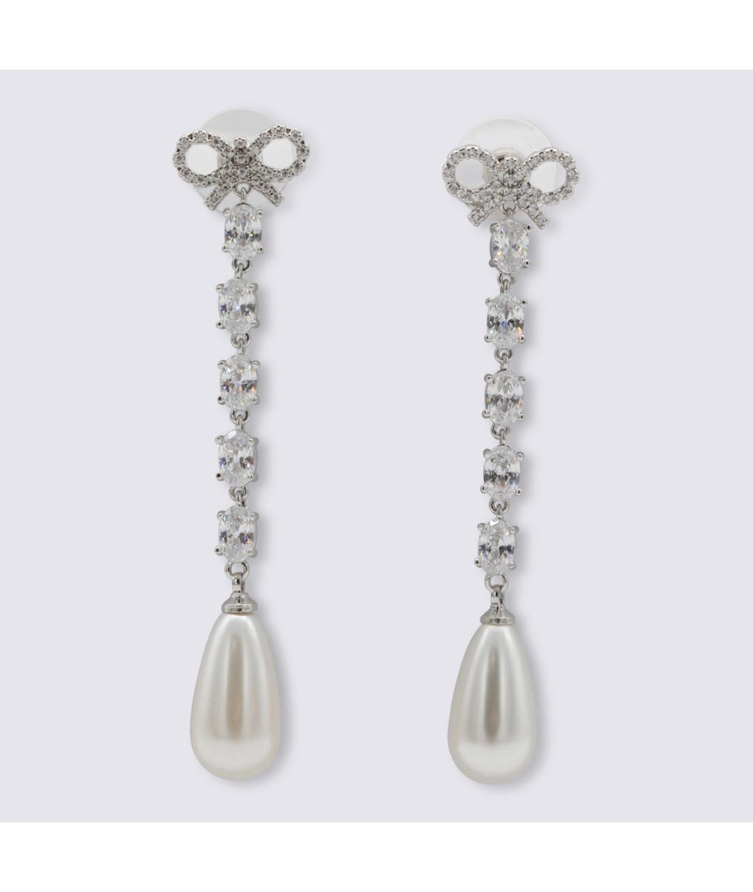 SELF-PORTRAIT Серебряные металлические серьги, фото 3