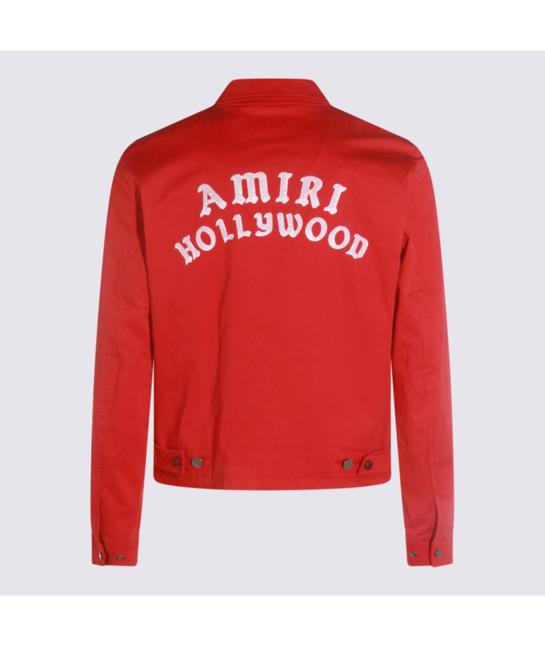 AMIRI Красная хлопковая куртка, фото 2