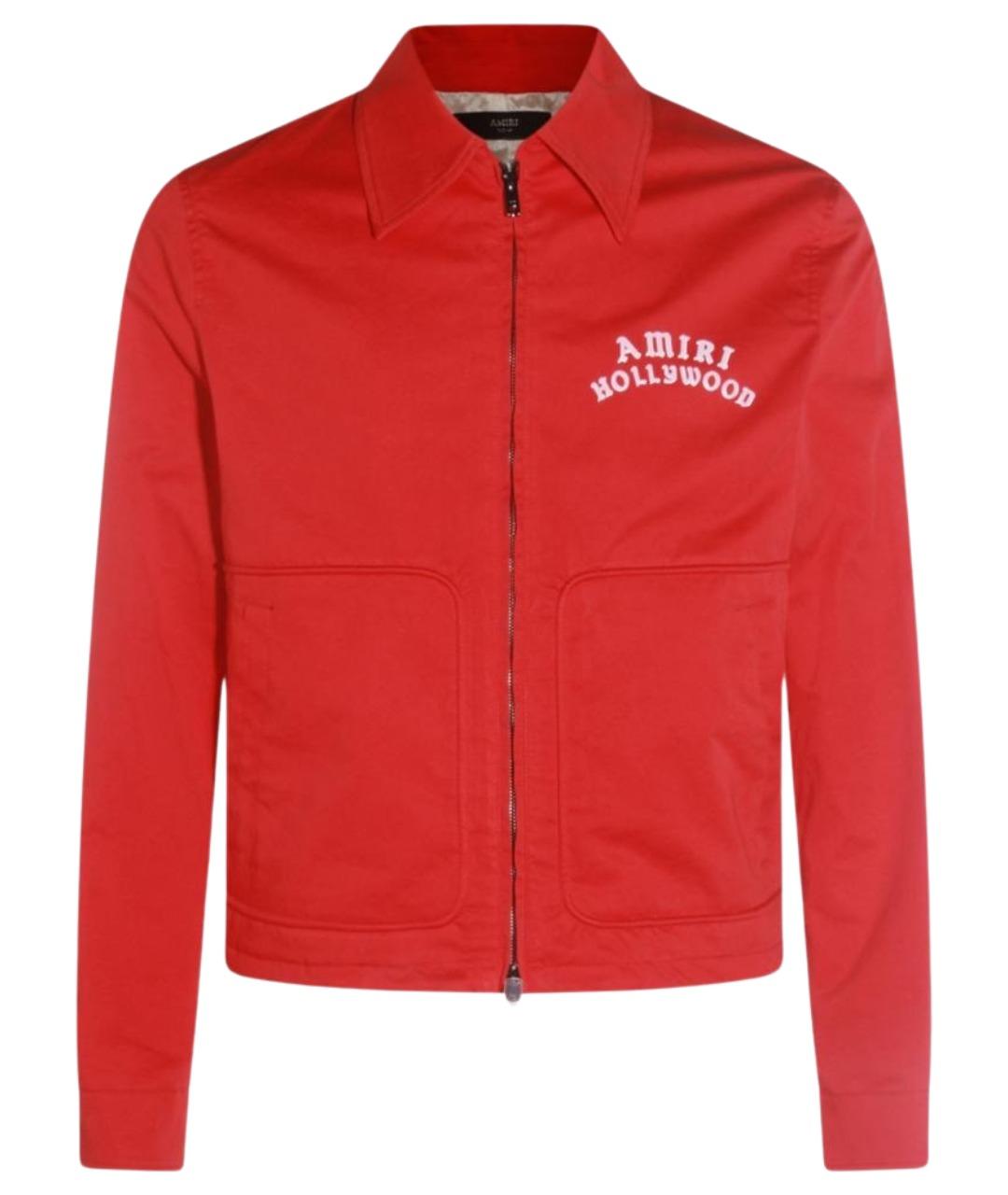 AMIRI Красная хлопковая куртка, фото 1