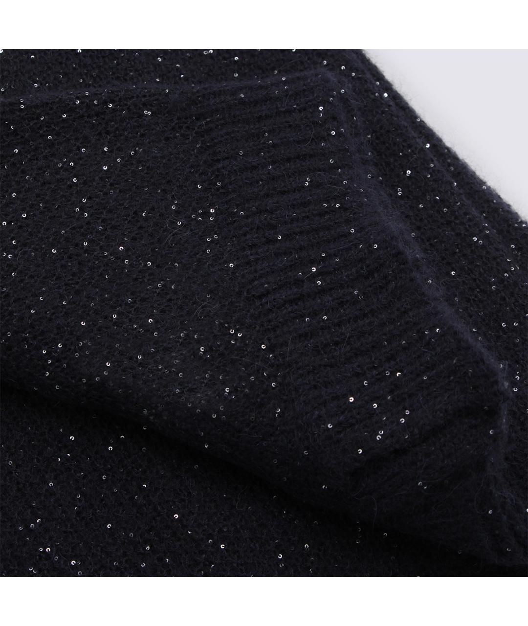 FABIANA FILIPPI Синий шерстяной шарф, фото 2