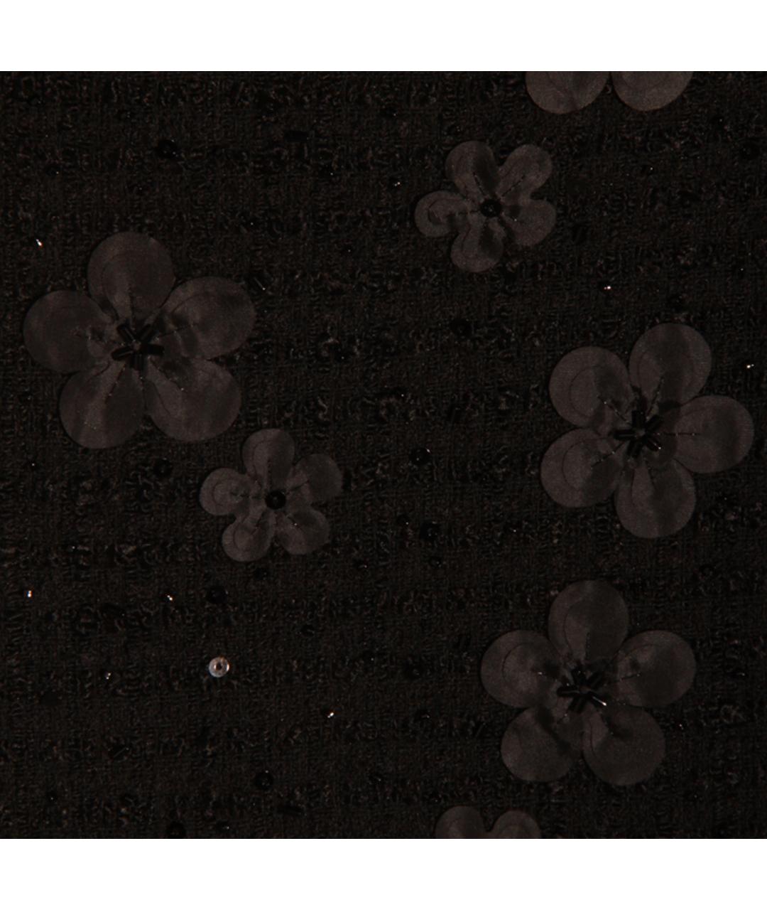 TWIN-SET Черная полиэстеровая юбка мини, фото 3