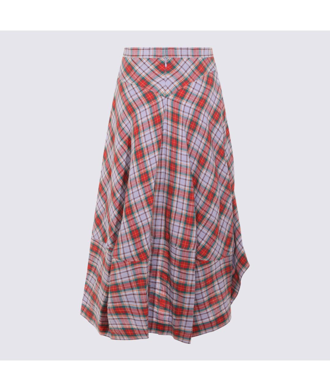 VIVIENNE WESTWOOD Красная юбка миди, фото 2