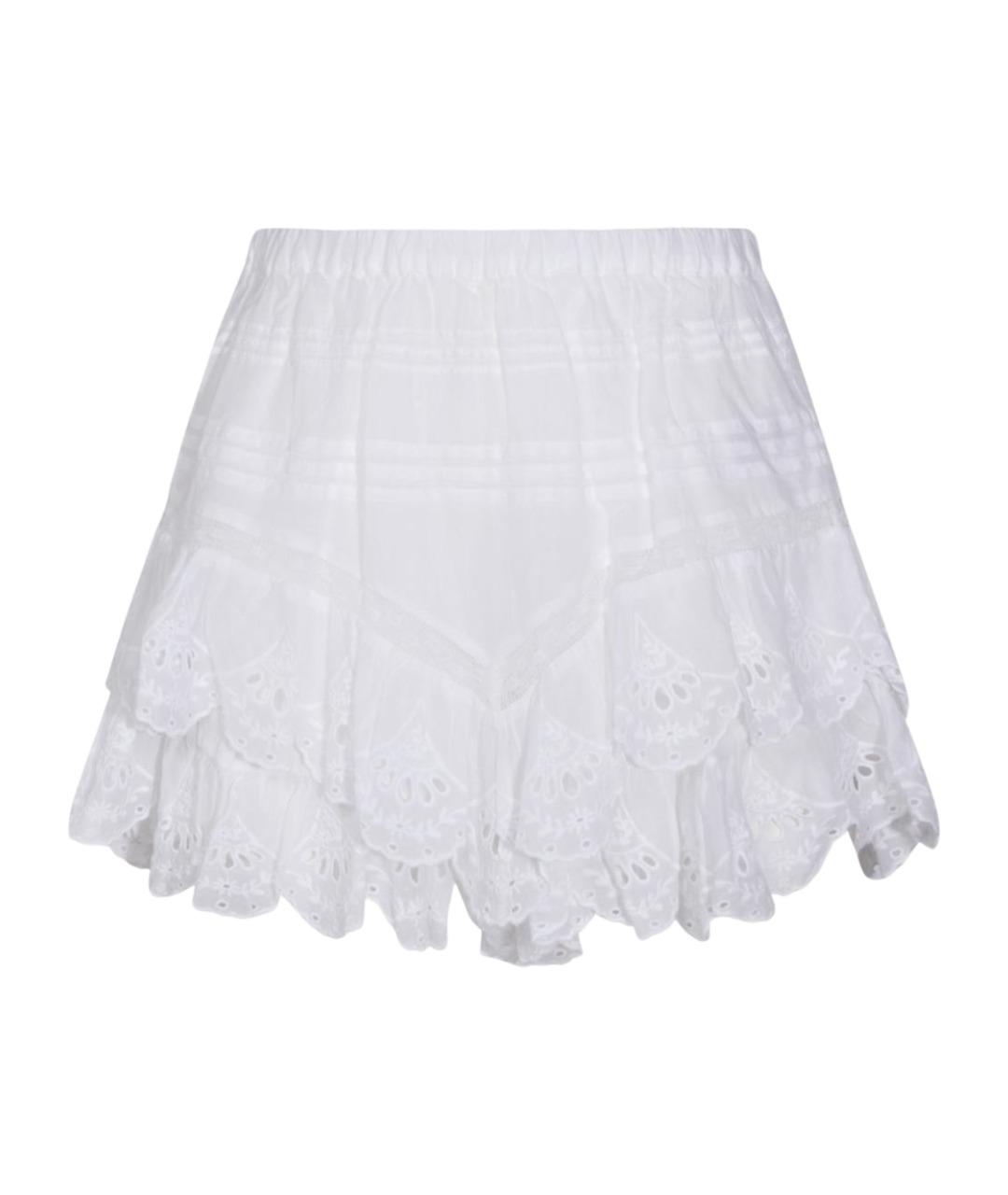 ISABEL MARANT ETOILE Белая хлопковая юбка миди, фото 1