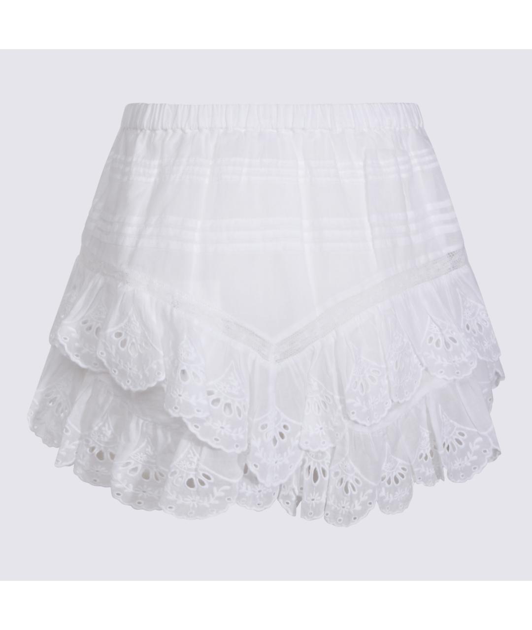 ISABEL MARANT ETOILE Белая хлопковая юбка миди, фото 2