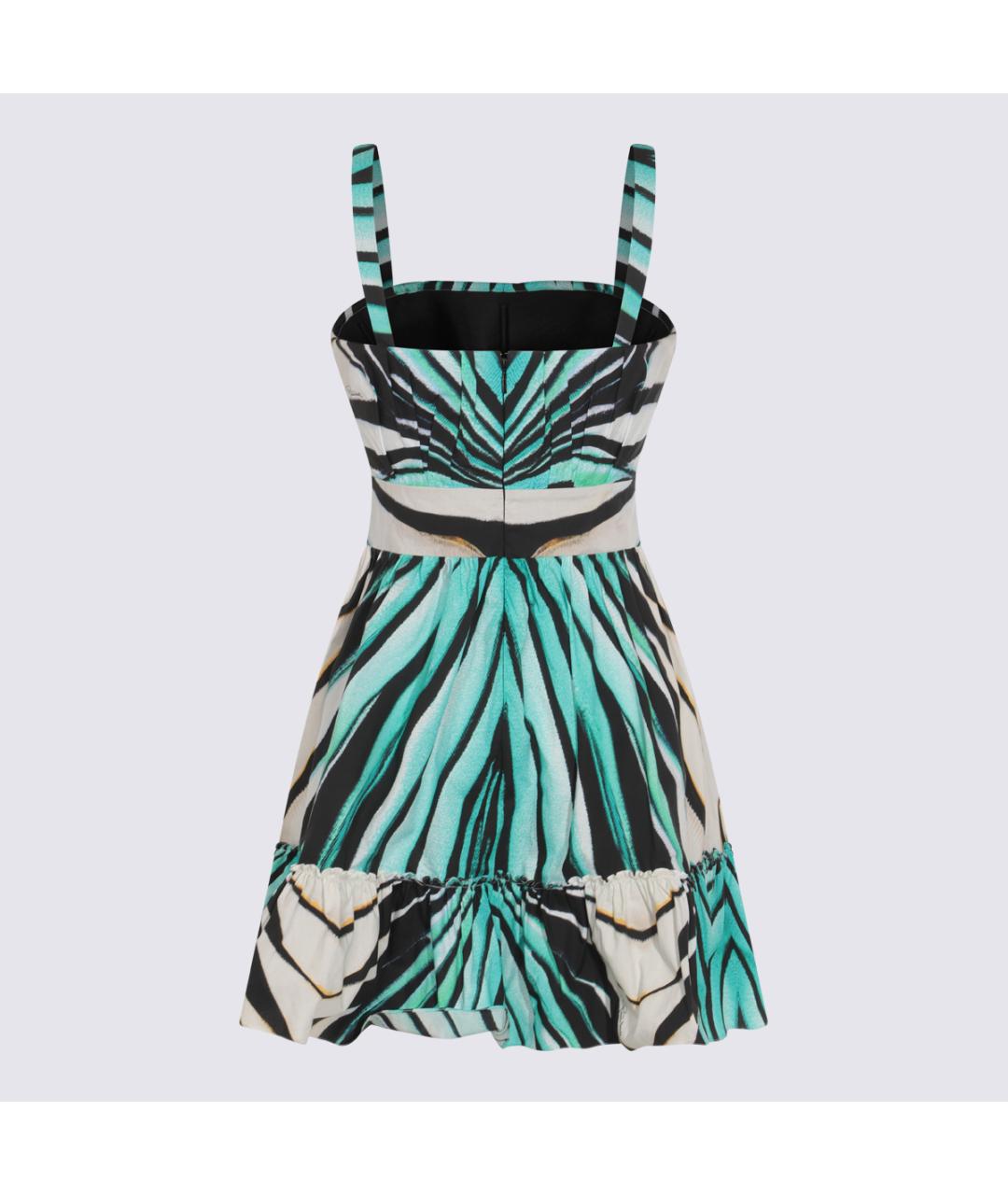 ROBERTO CAVALLI Мульти вискозное вечернее платье, фото 2