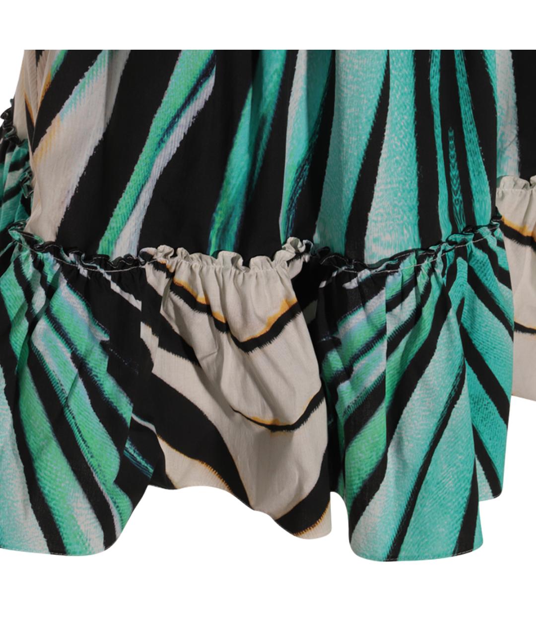 ROBERTO CAVALLI Мульти вискозное вечернее платье, фото 4