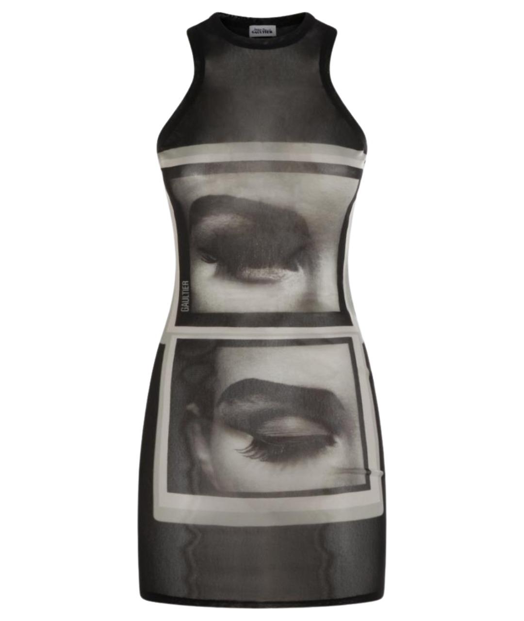 JEAN PAUL GAULTIER Черное полиамидовое платье, фото 1