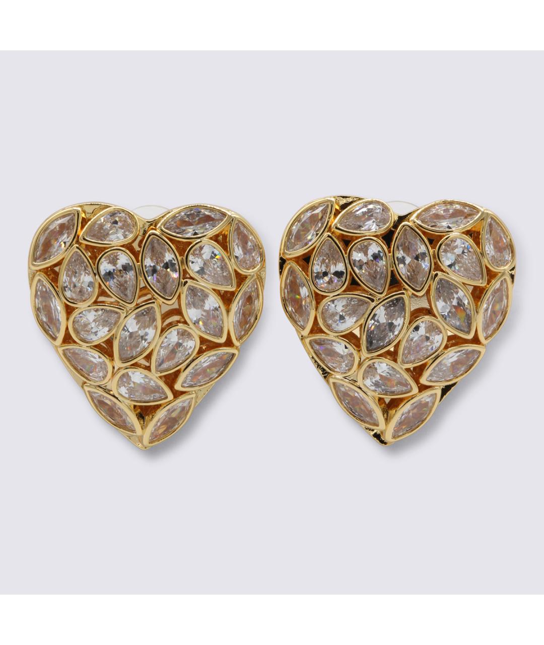 SELF-PORTRAIT Золотые металлические серьги, фото 3