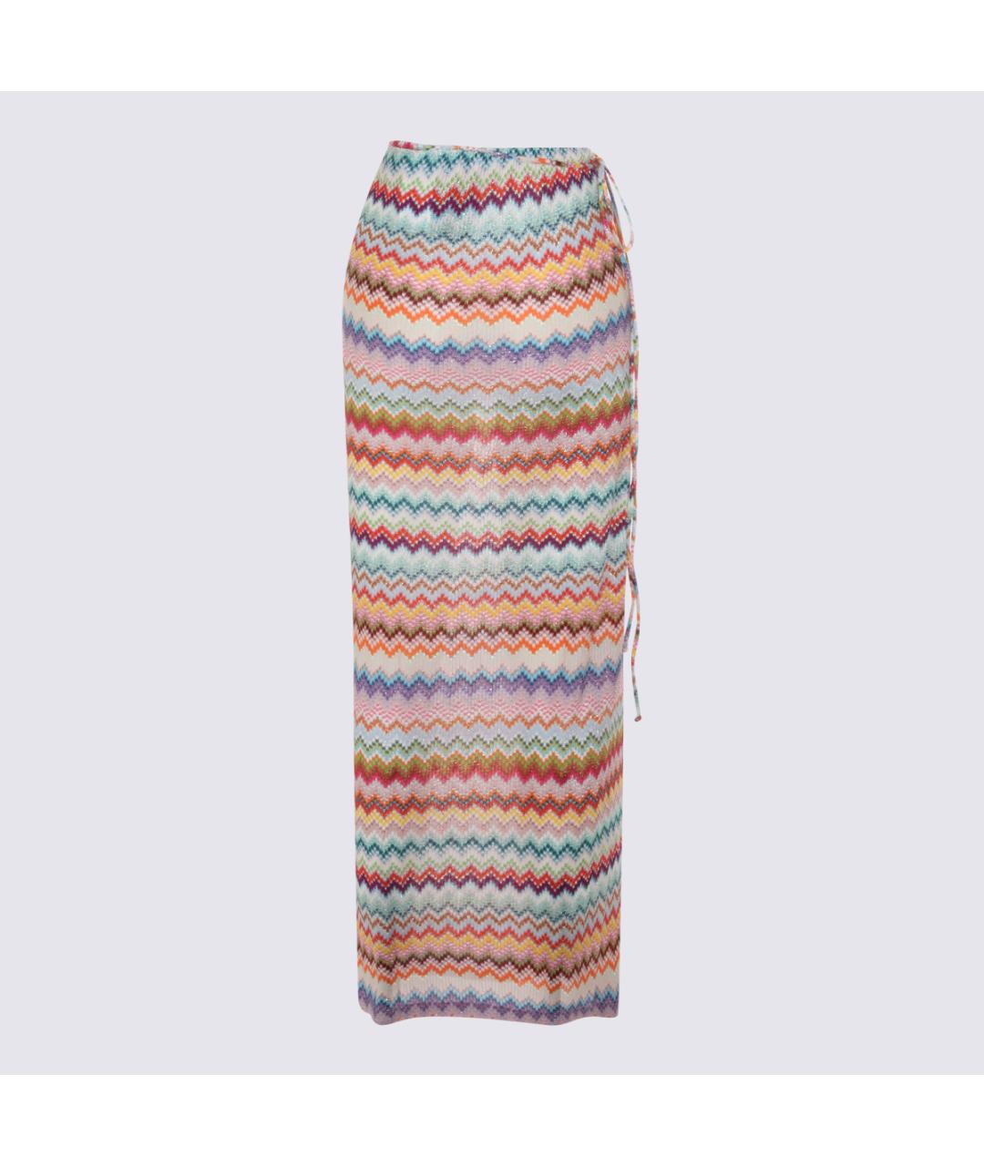 MISSONI Мульти вискозная юбка макси, фото 2