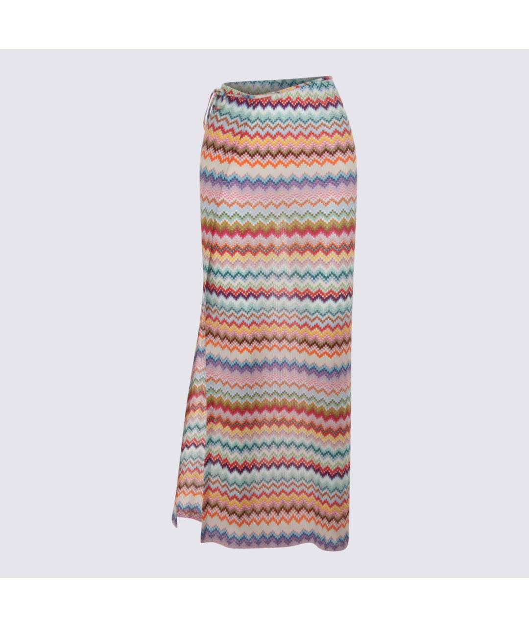 MISSONI Мульти вискозная юбка макси, фото 5