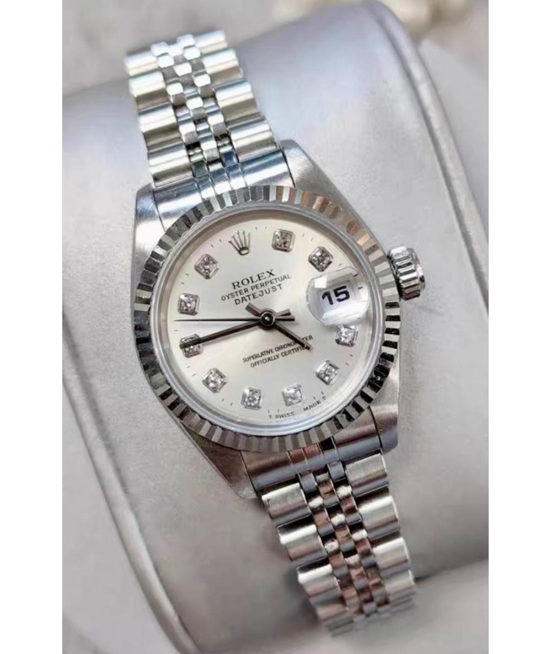 ROLEX Серебряные часы, фото 4