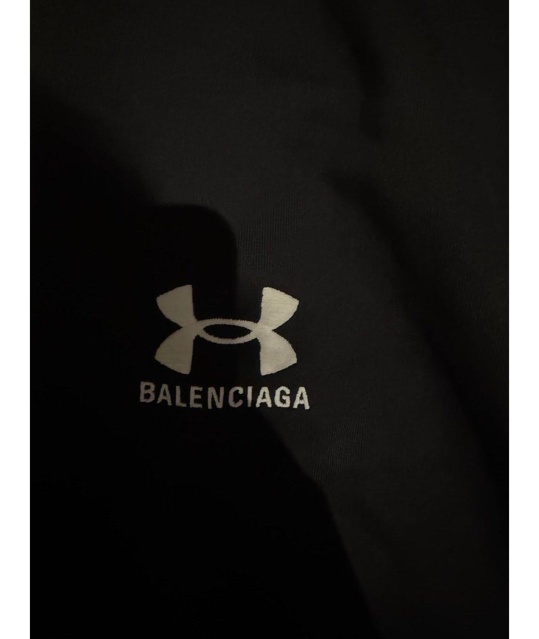 BALENCIAGA Черный хлопковый спортивный костюм, фото 6