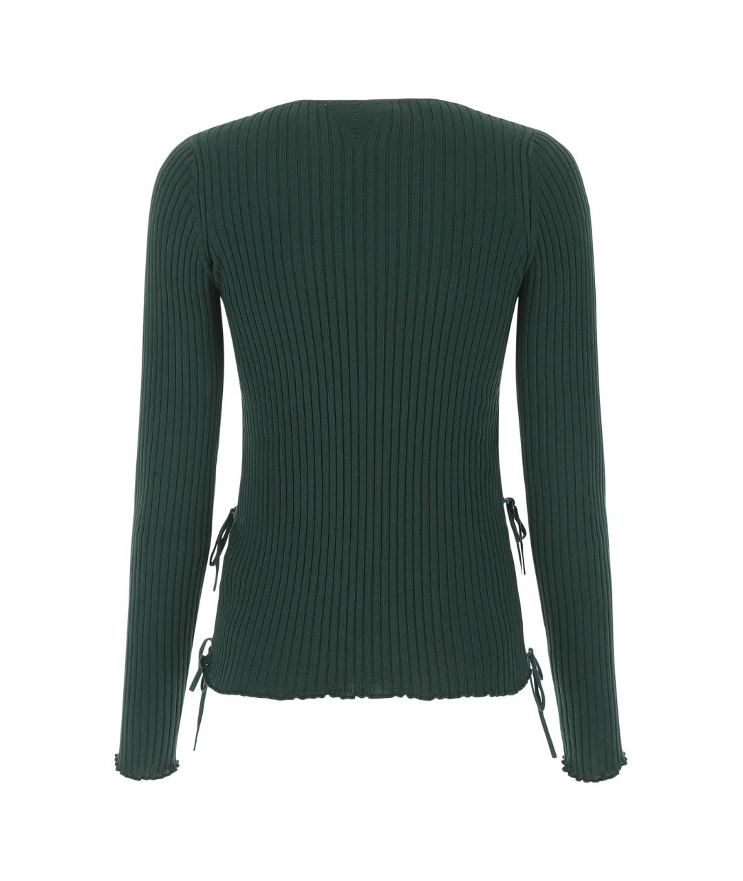 BOTTEGA VENETA Зеленый джемпер / свитер, фото 2