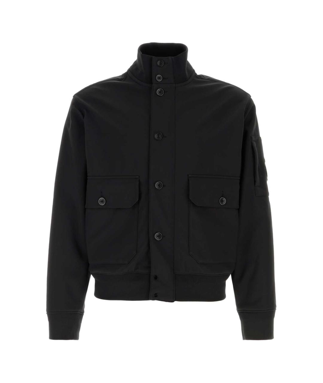 CP COMPANY Черная полиэстеровая куртка, фото 1