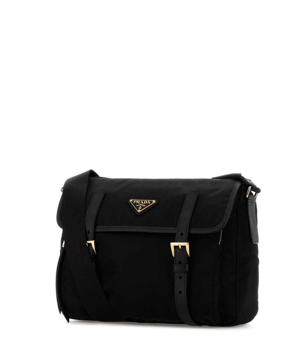 PRADA Черная синтетическая сумка через плечо, фото 2