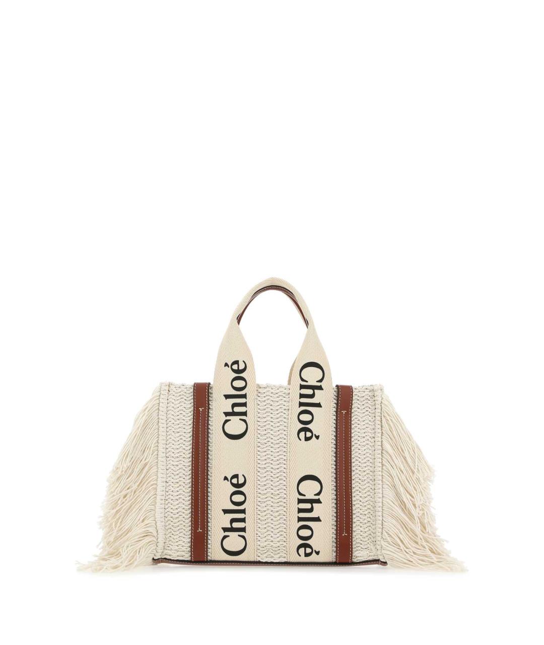 CHLOE Белая сумка тоут, фото 1