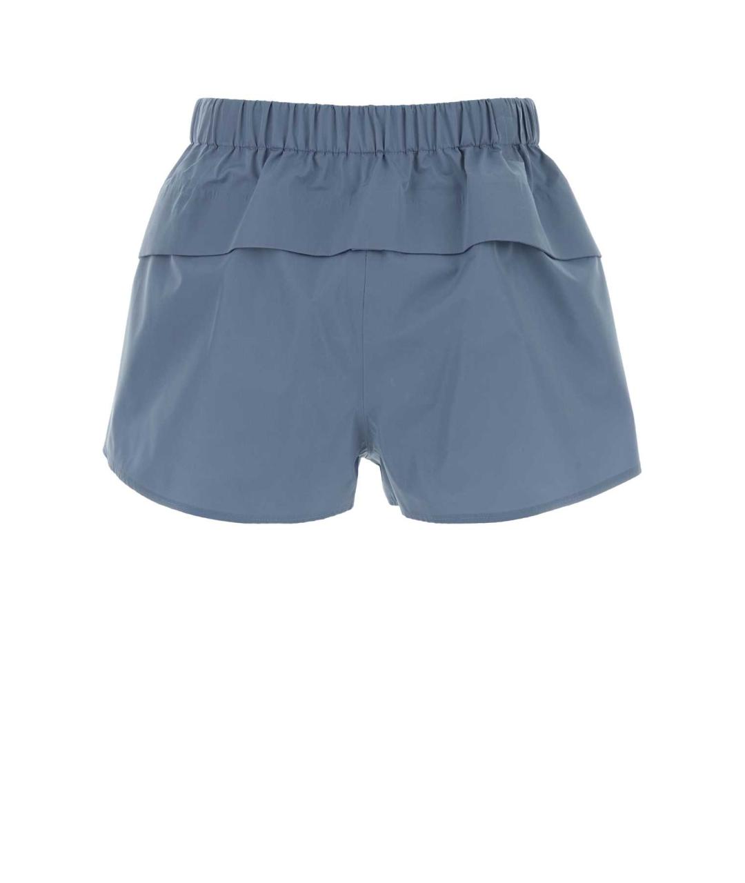 PRADA Голубые полиэстеровые шорты, фото 2
