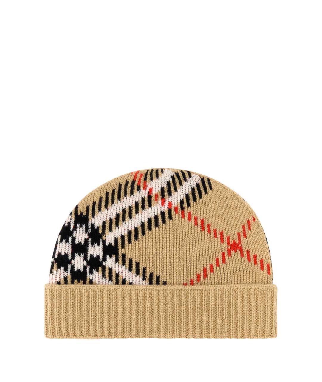 BURBERRY Мульти кашемировая шапка, фото 1