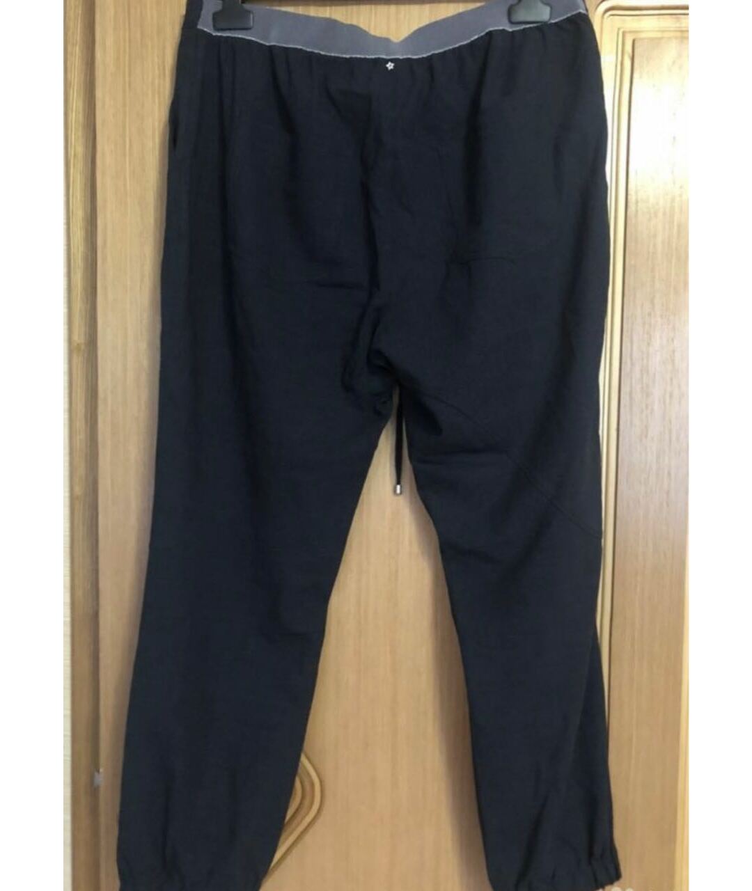 LORENA ANTONIAZZI Темно-синие шерстяные прямые брюки, фото 2