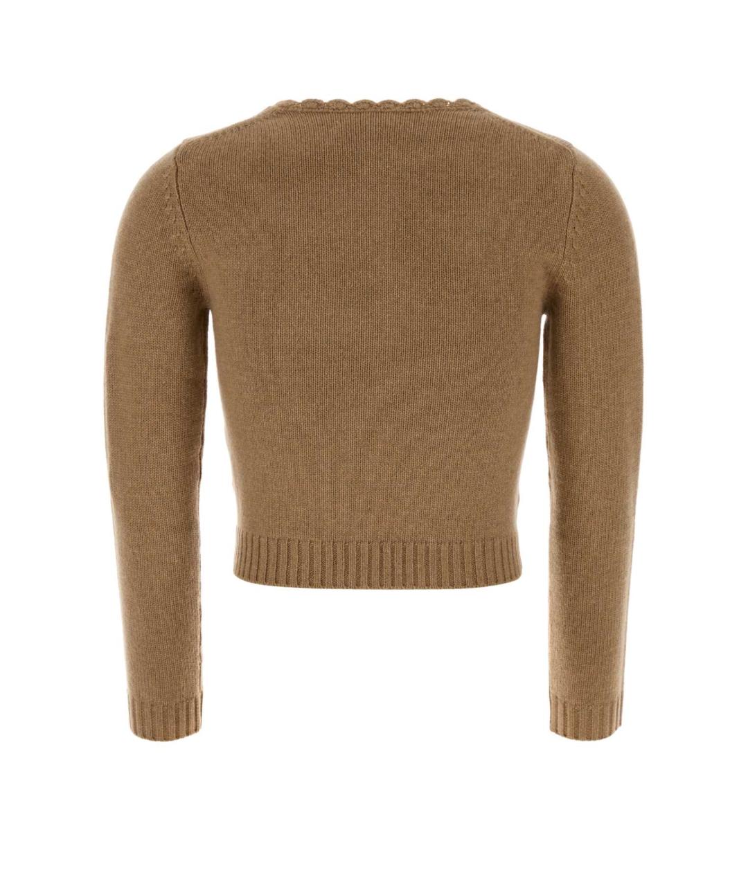 CHLOE Бежевый шерстяной джемпер / свитер, фото 2