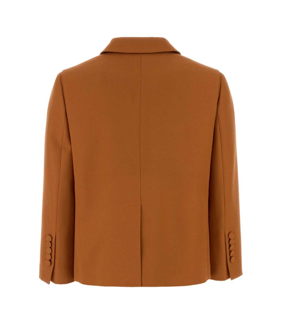 FENDI Оранжевый шерстяной жакет/пиджак, фото 2
