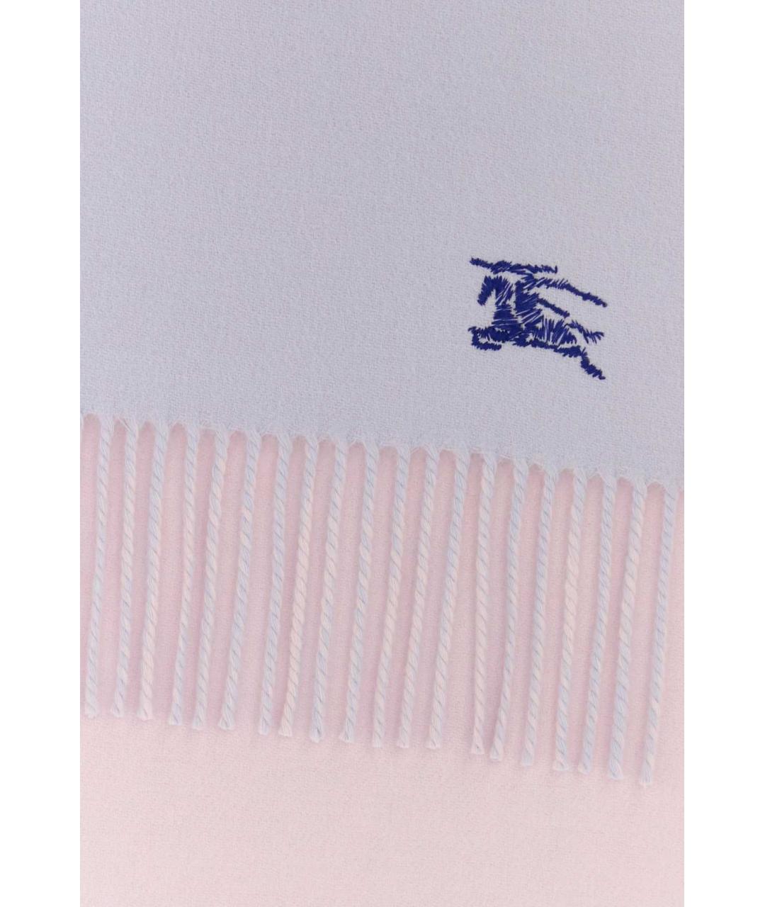 BURBERRY Фиолетовый кашемировый шарф, фото 2