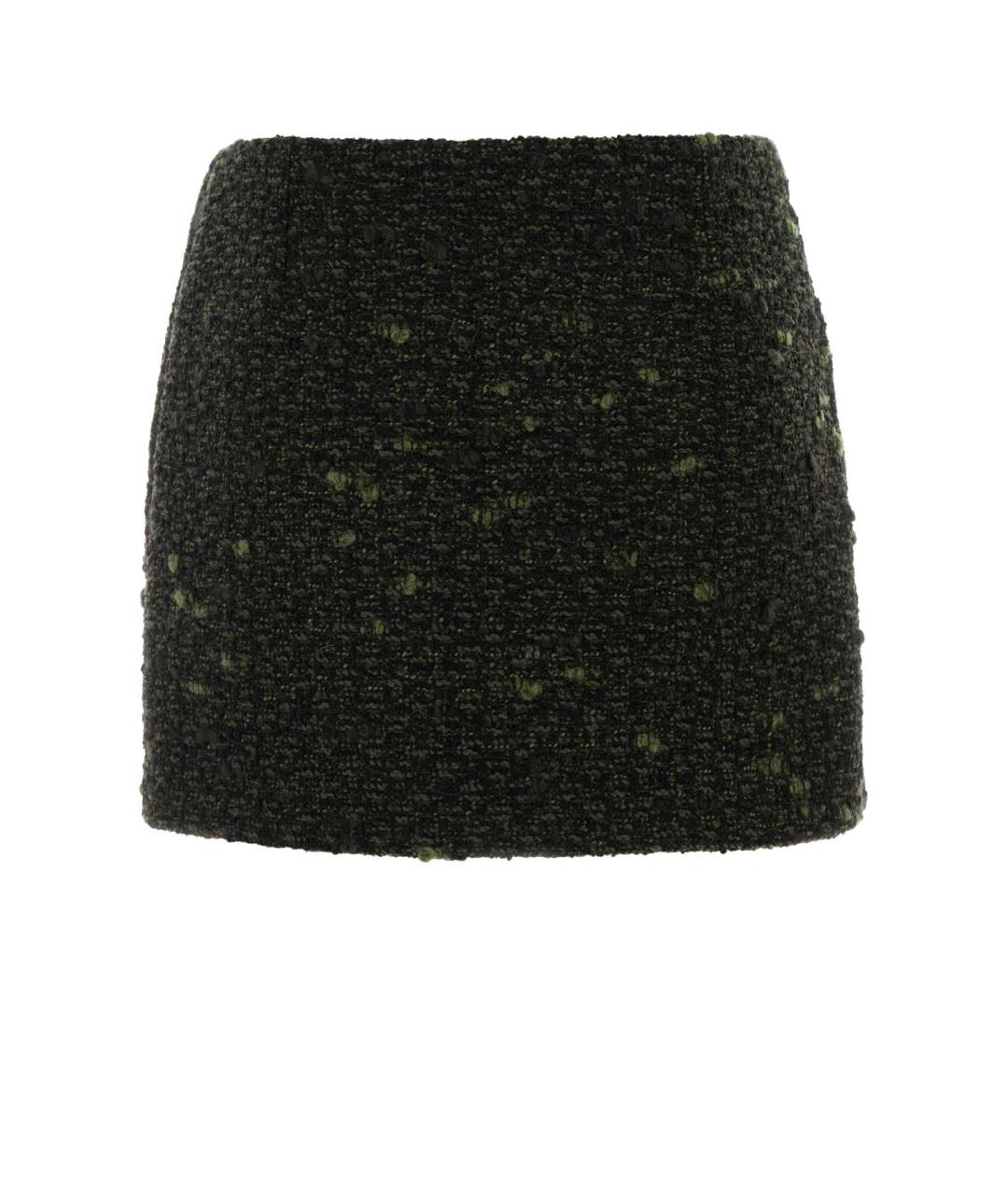 GUCCI Мульти шерстяная юбка мини, фото 2