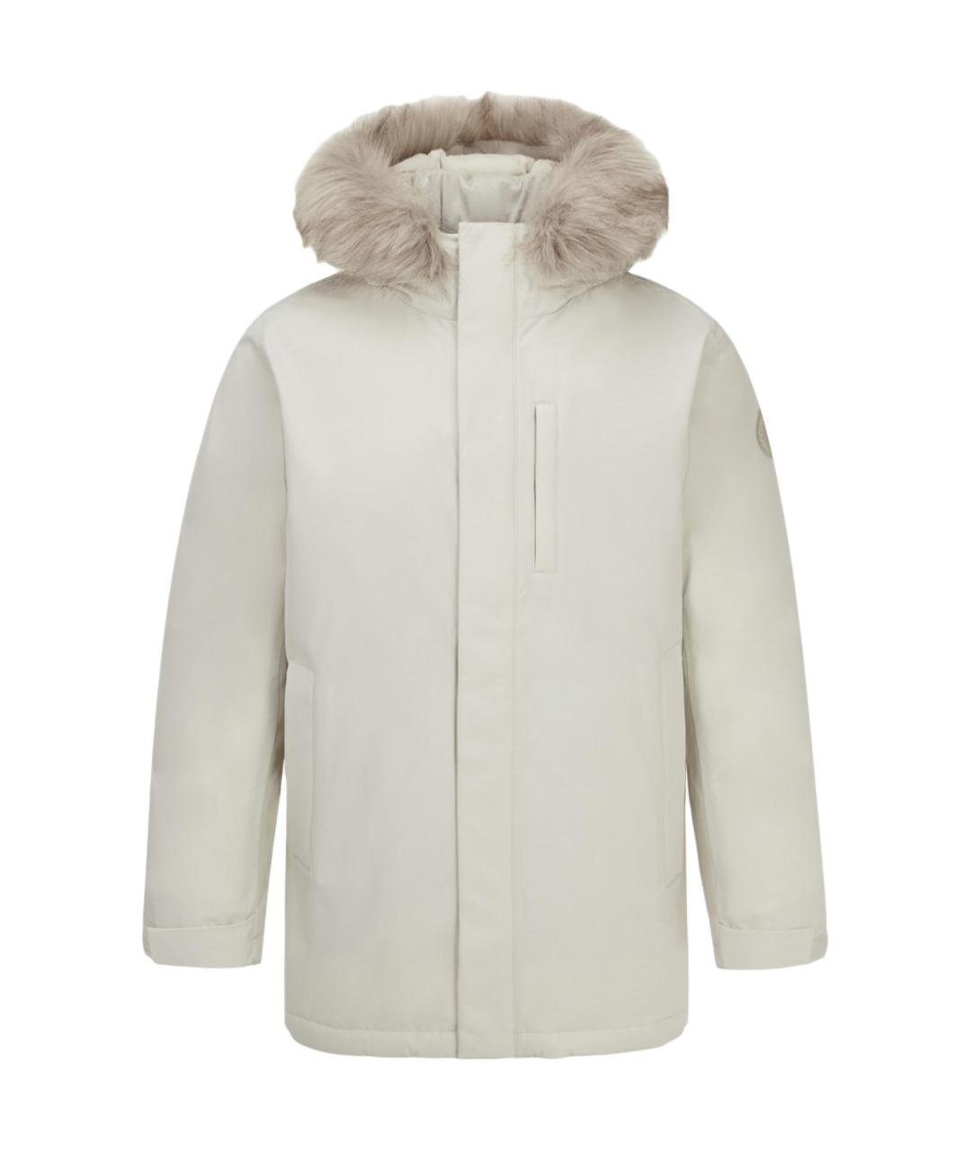 THE NORTH FACE Бежевый полиамидовый пуховик, фото 1