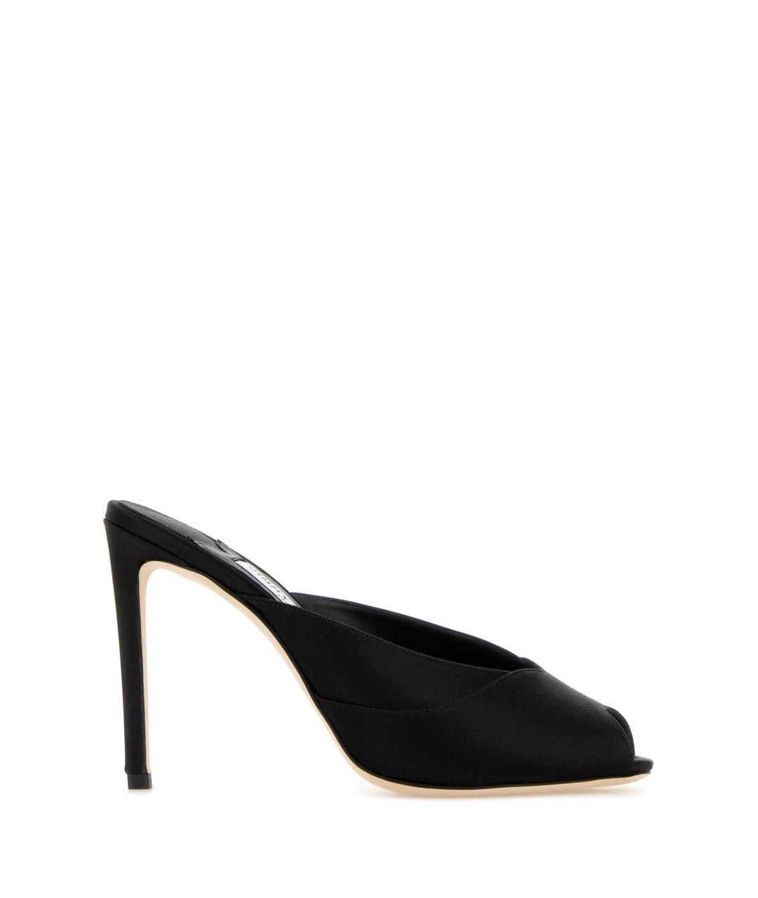 JIMMY CHOO Черные текстильные туфли, фото 1