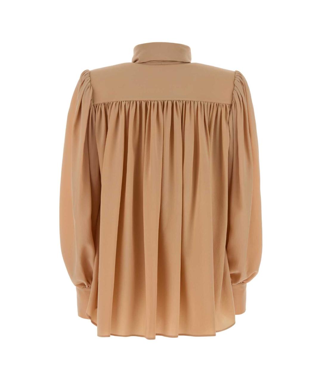 CHLOE Розовая шелковая блузы, фото 2