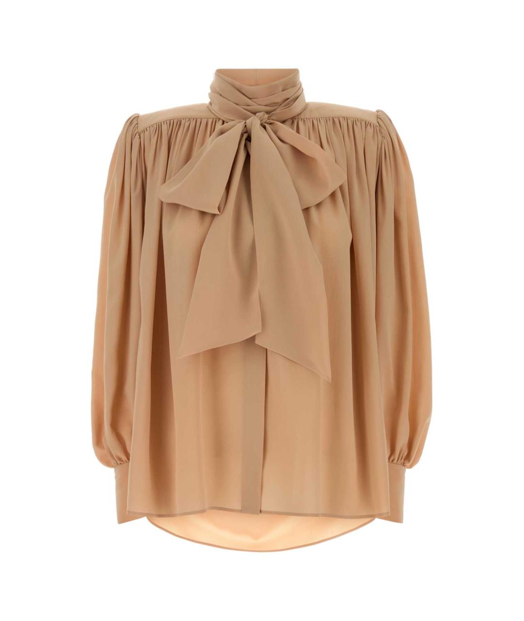 CHLOE Розовая шелковая блузы, фото 1