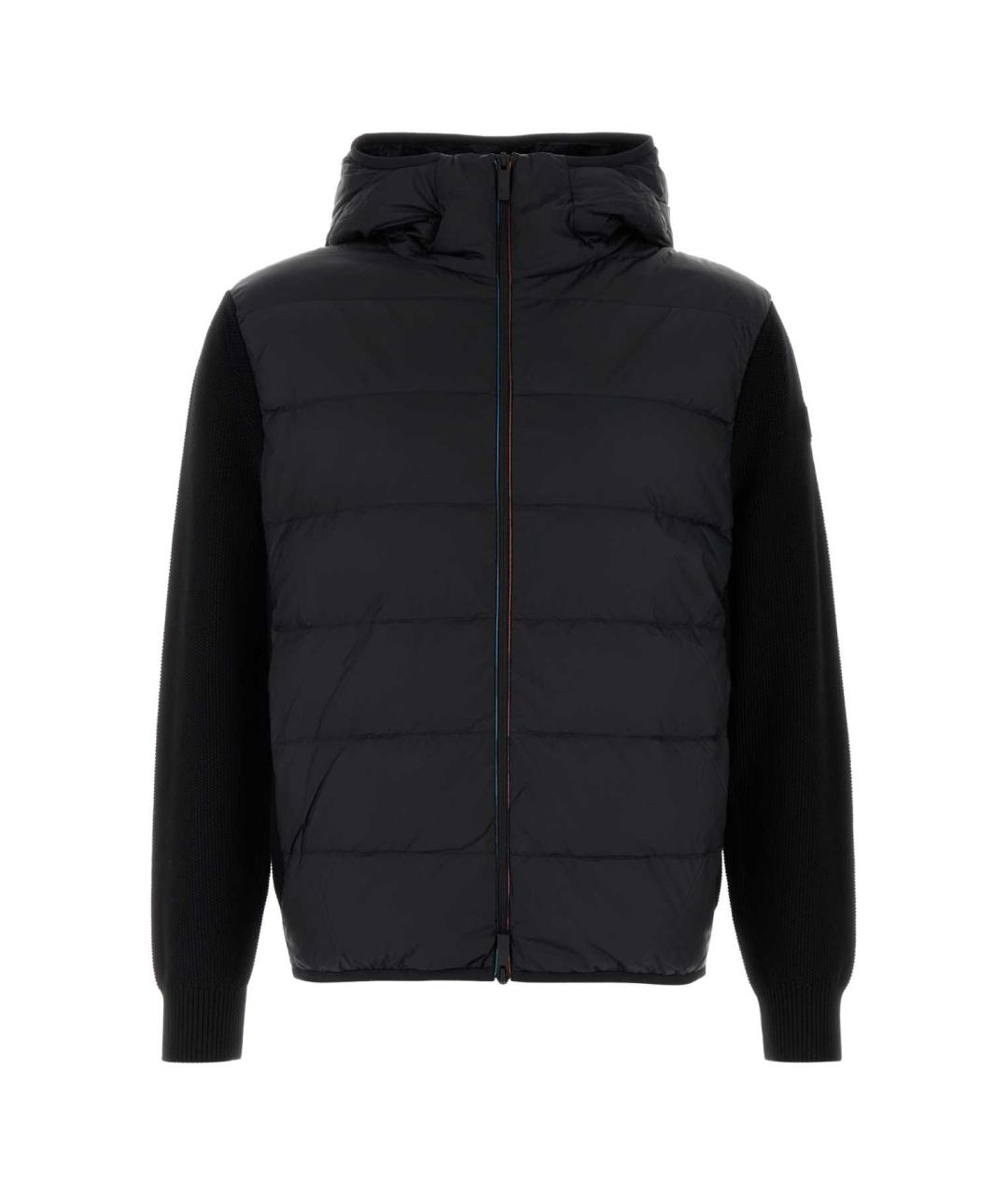 MONCLER Черная хлопковая куртка, фото 1