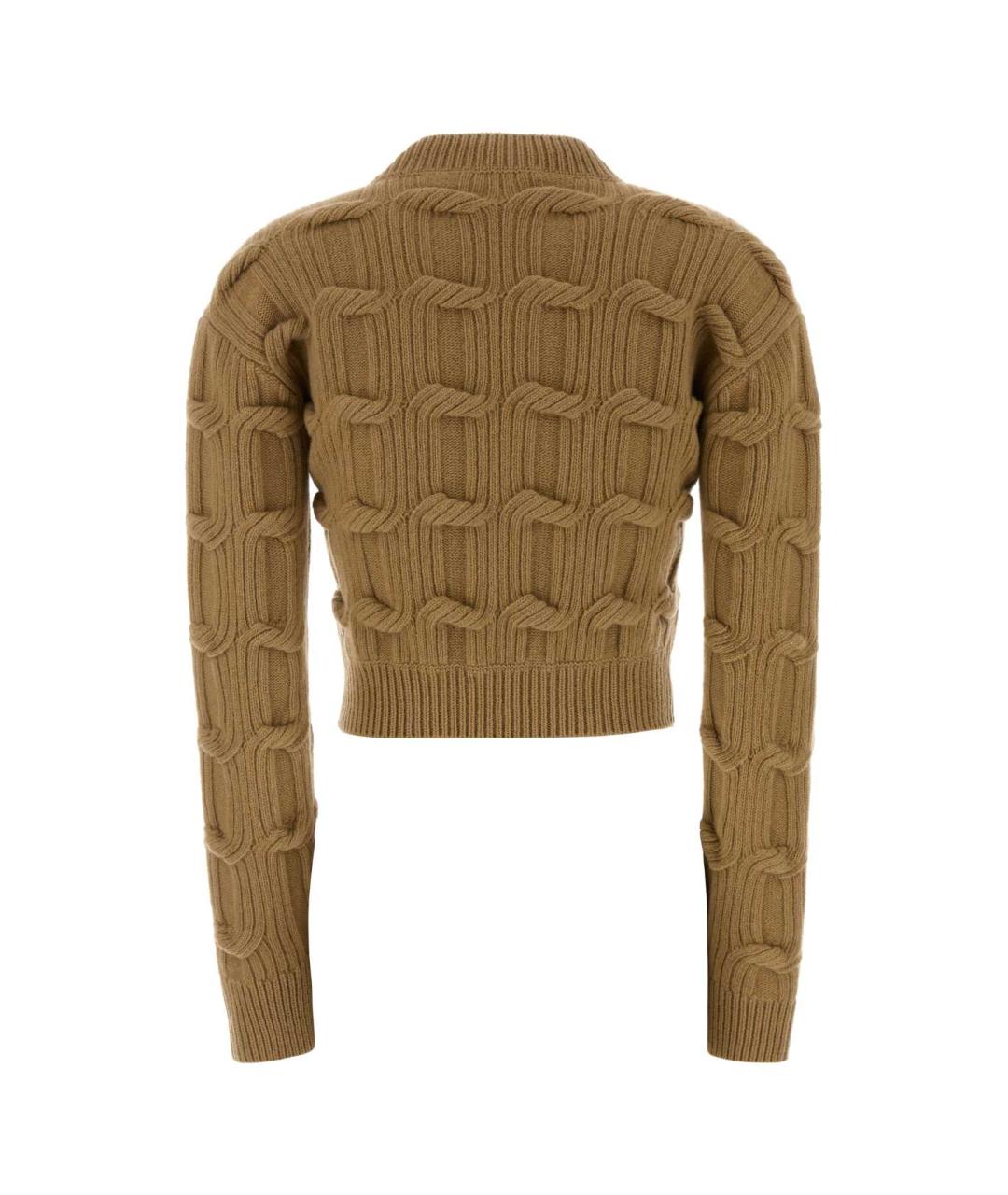 STELLA MCCARTNEY Бежевый шерстяной джемпер / свитер, фото 2