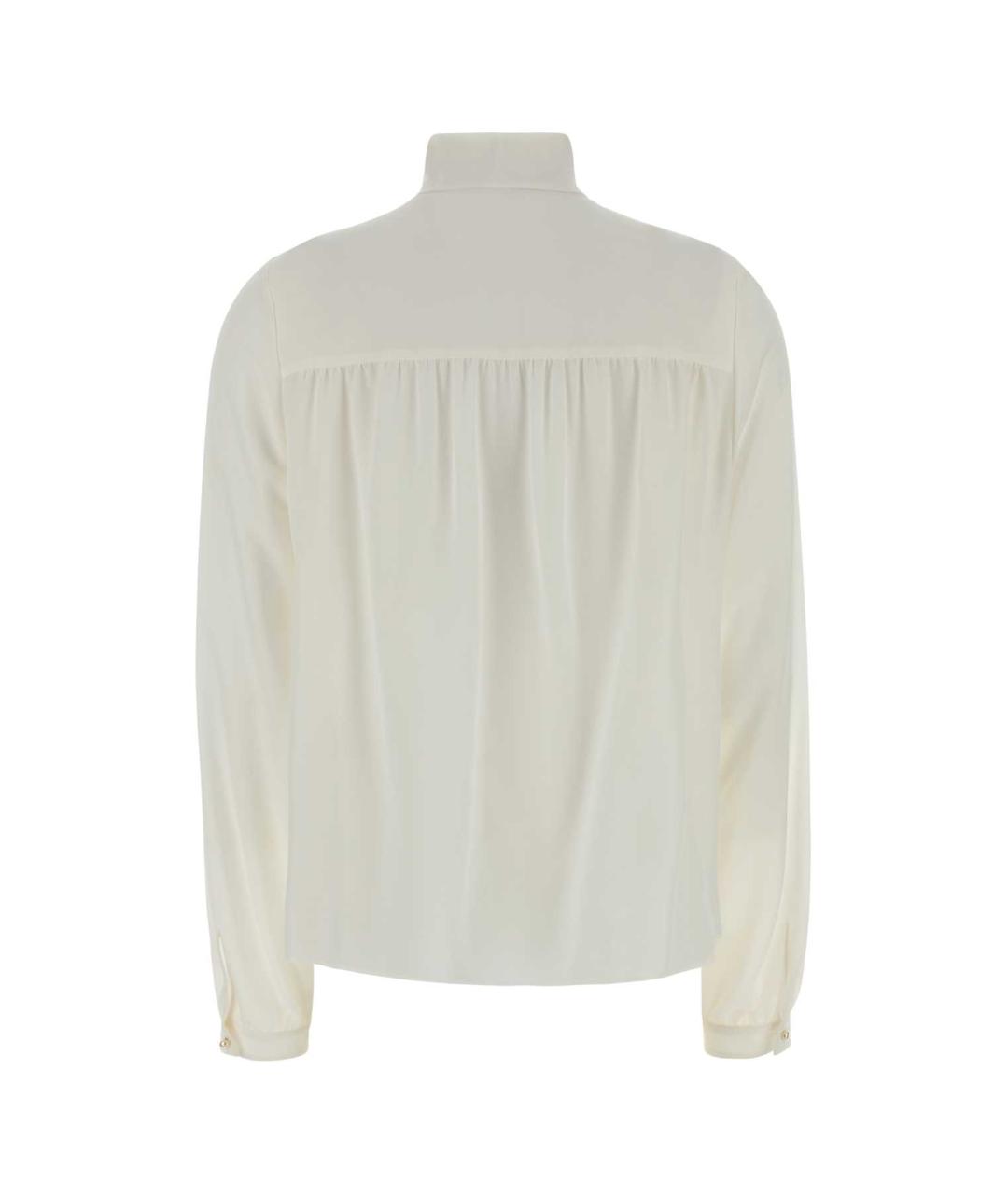 VALENTINO Белая шелковая рубашка, фото 2